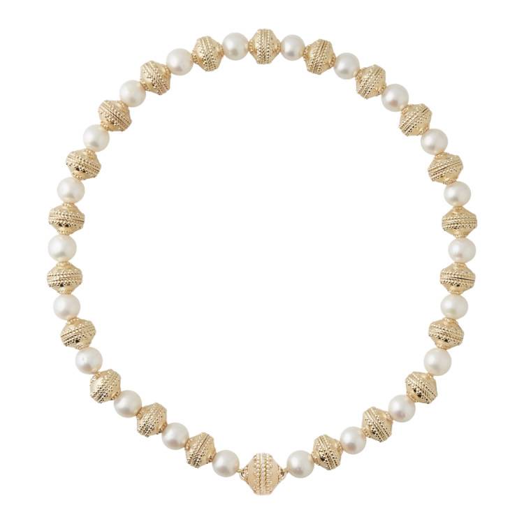 Clara Williams Signature Bead & Pearl Necklace