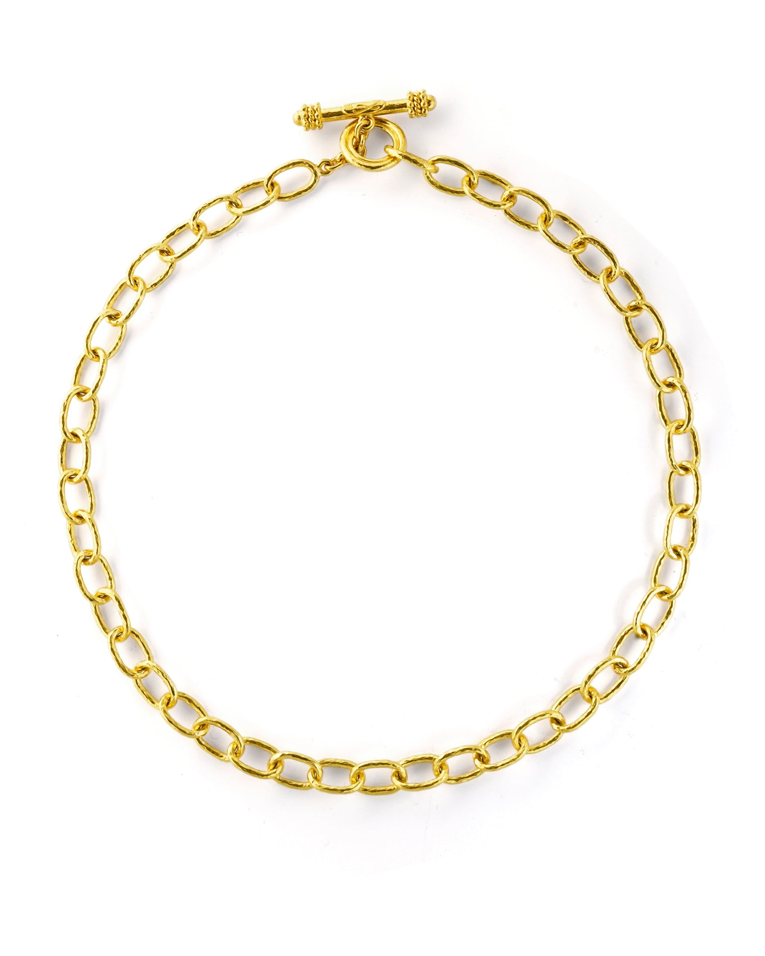 Elizabeth Locke Small “Volterra” Chain Link Necklace