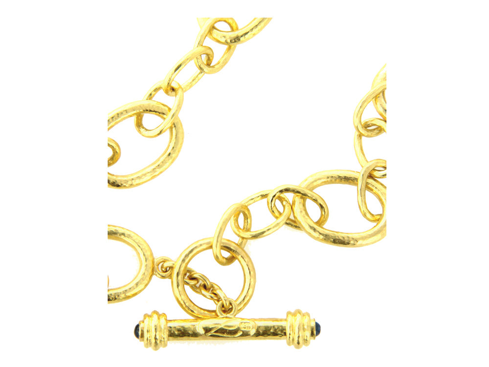 Elizabeth Locke “Garda” Link Necklace 17″