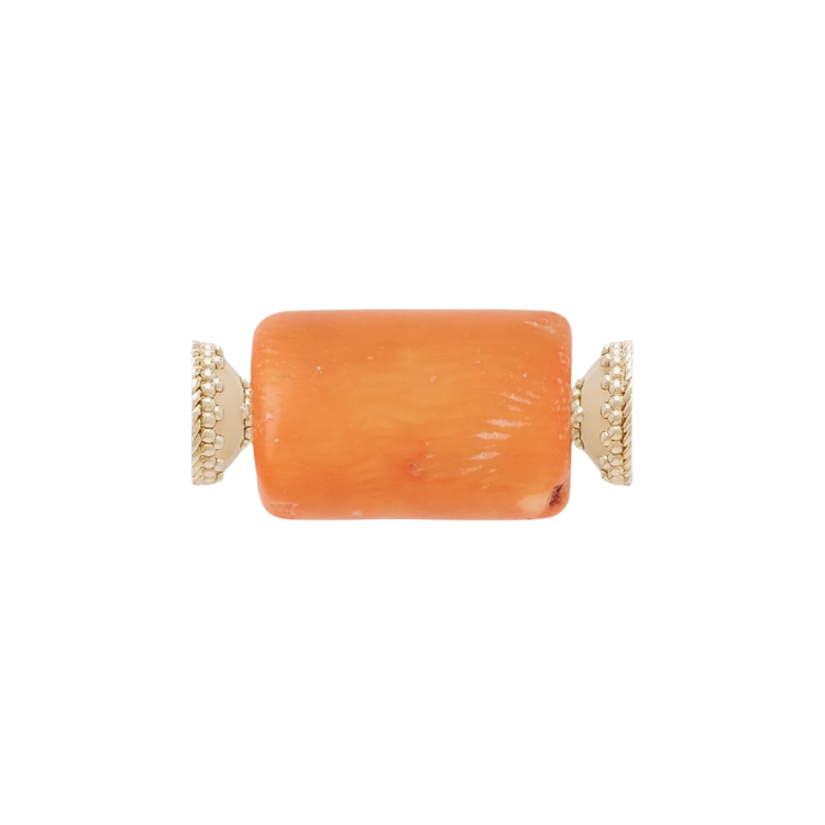 Clara Williams Orange Coral Tube Centerpiece