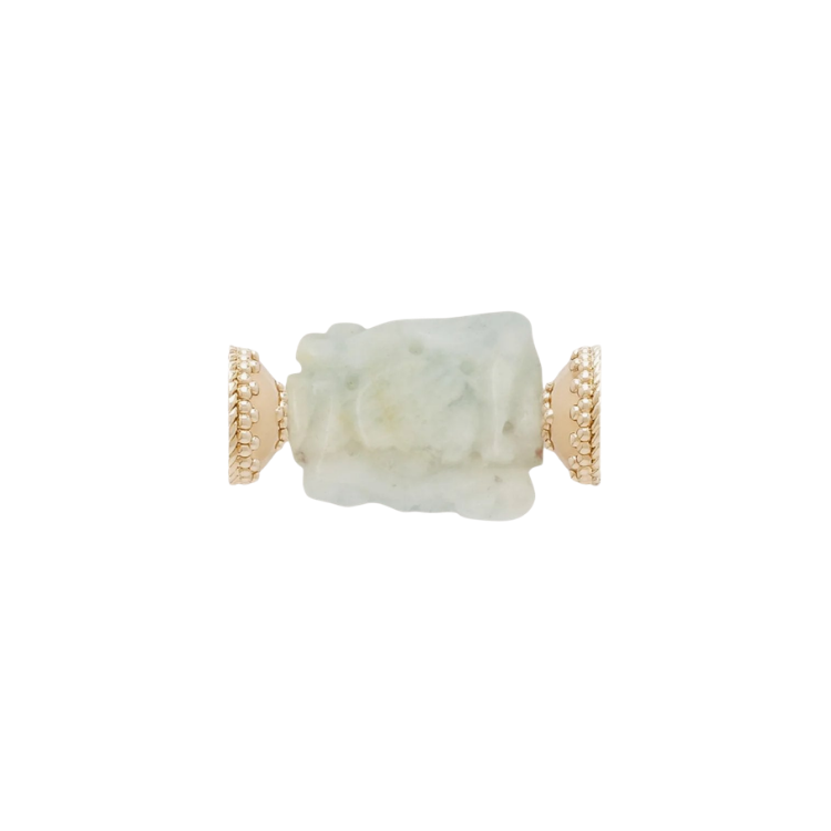 Clara Williams Aquamarine Carved Centerpiece