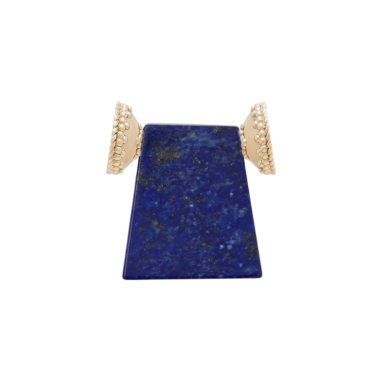Clara Williams Medium Blue Lapis Shield Centerpiece