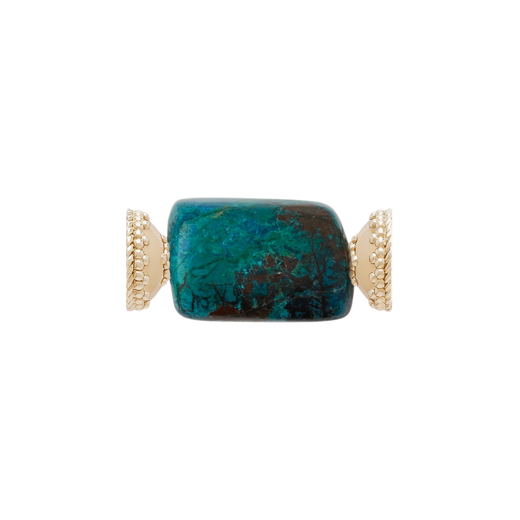 Clara Williams Green Chrysocolla Square Centerpiece
