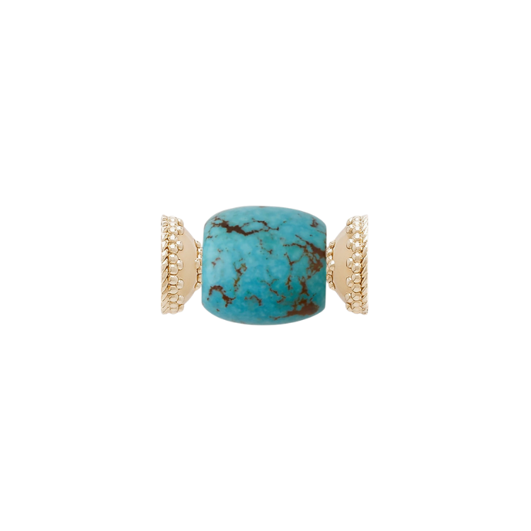 Clara Williams Turquoise Barrel Centerpiece