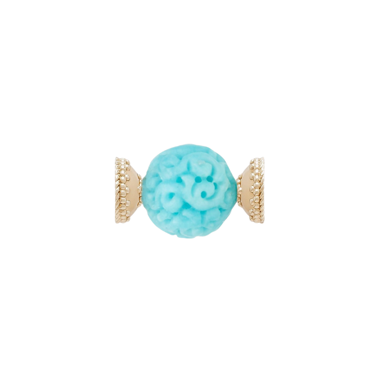 Clara Williams Carved Amazonite Centerpiece