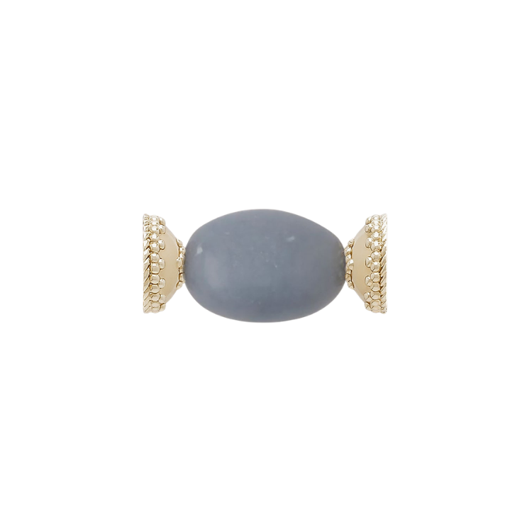 Clara Williams Blue Angelite Small Oval Centerpiece
