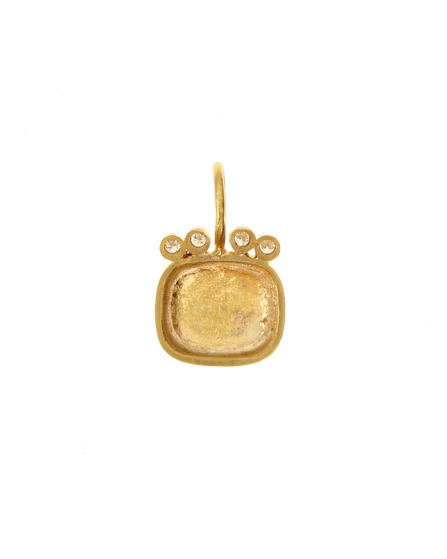 Elizabeth Locke Gold “Elephant & Castle” Diamond Pendant