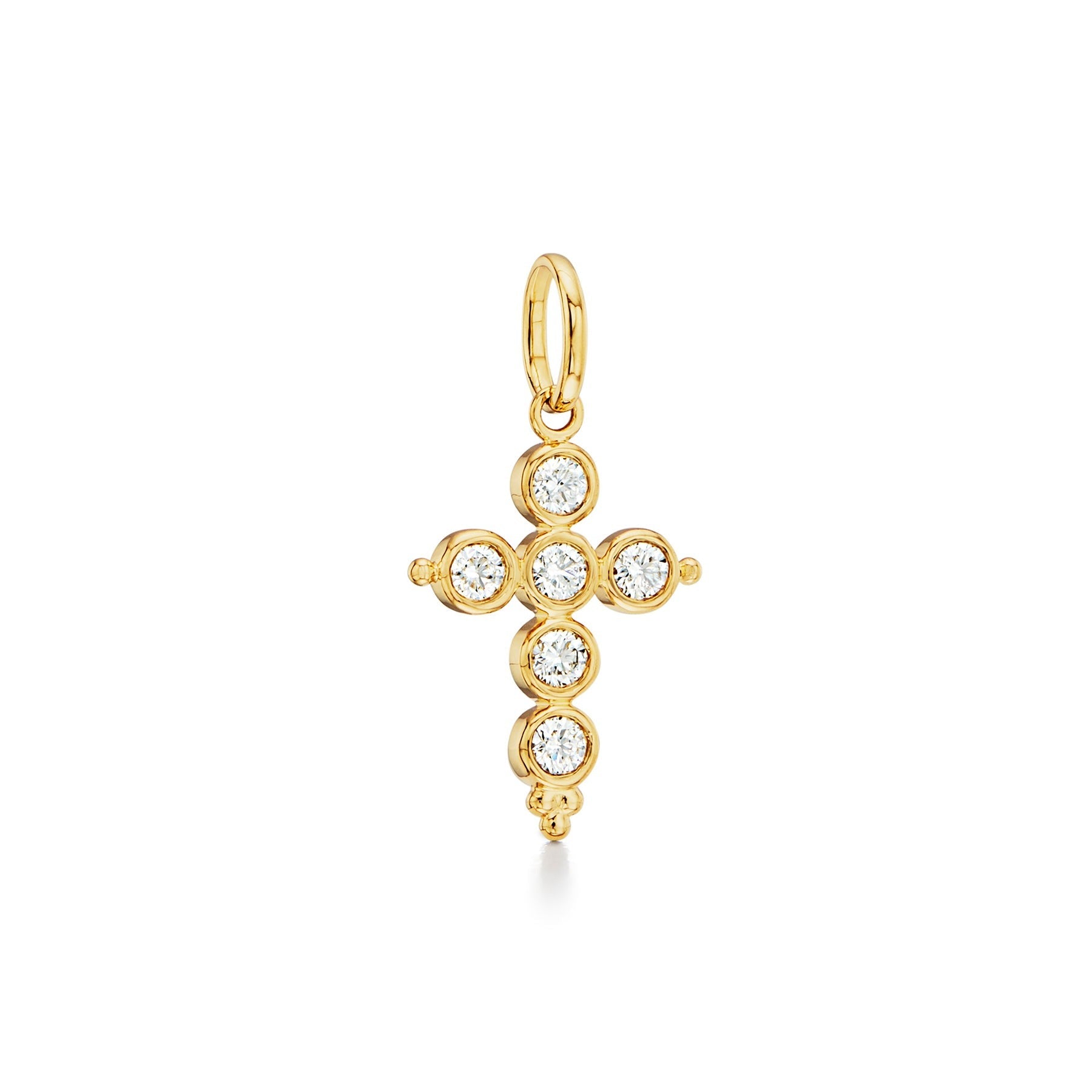 Temple St. Clair Diamond Classic Cross Pendant