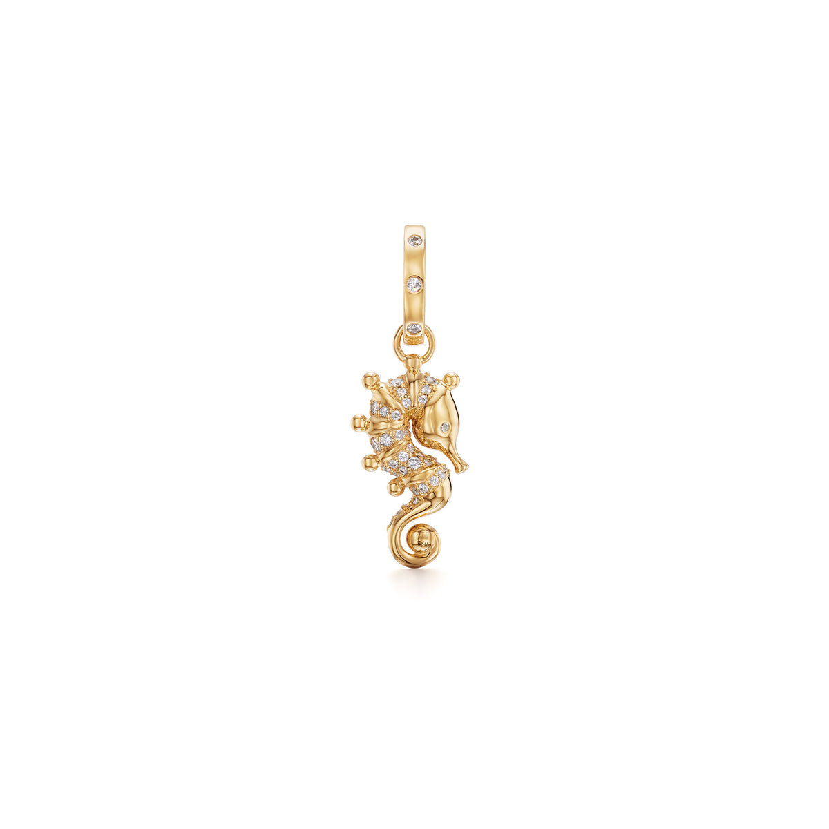 Temple St. Clair Diamond Seahorse Pendant