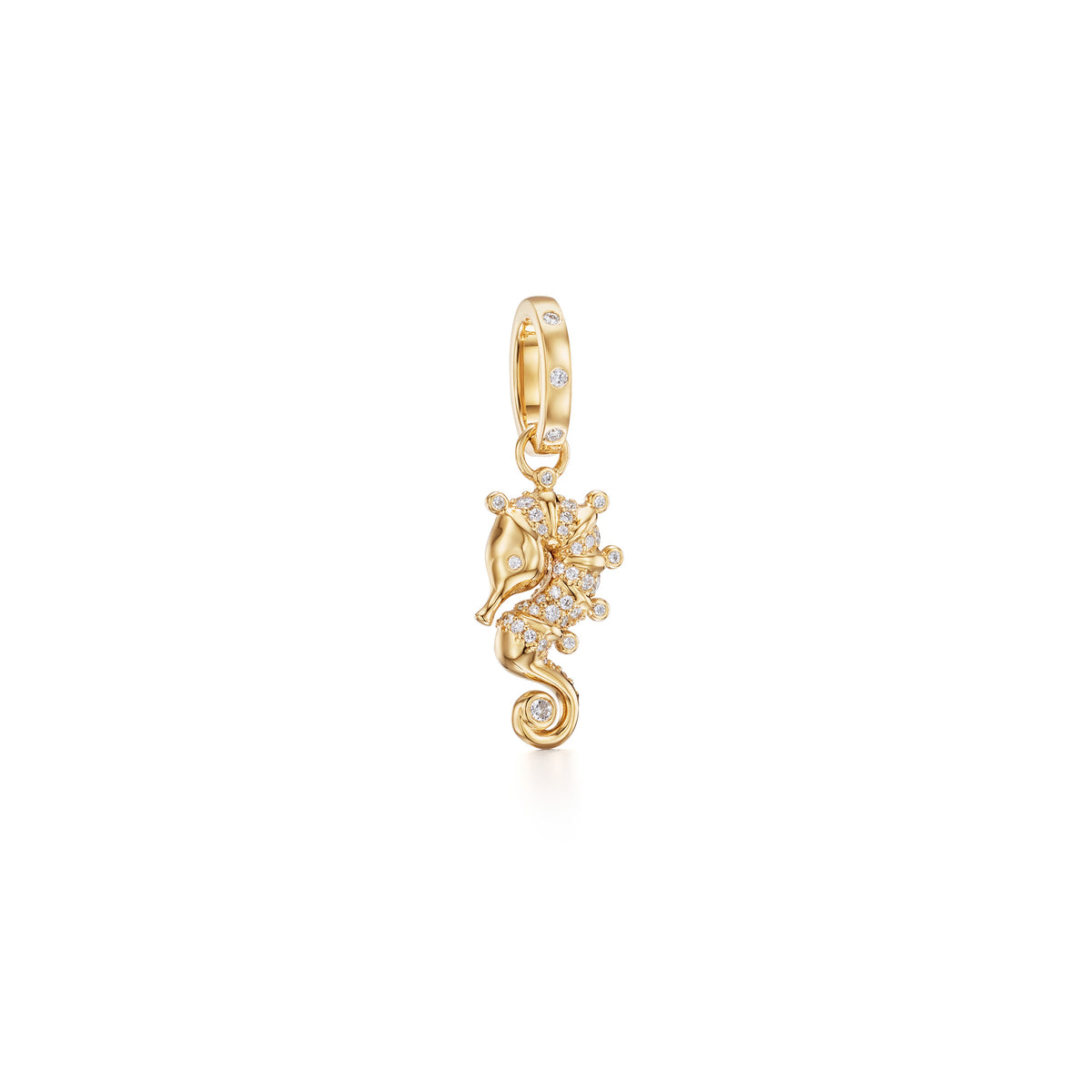 Temple St. Clair Diamond Seahorse Pendant