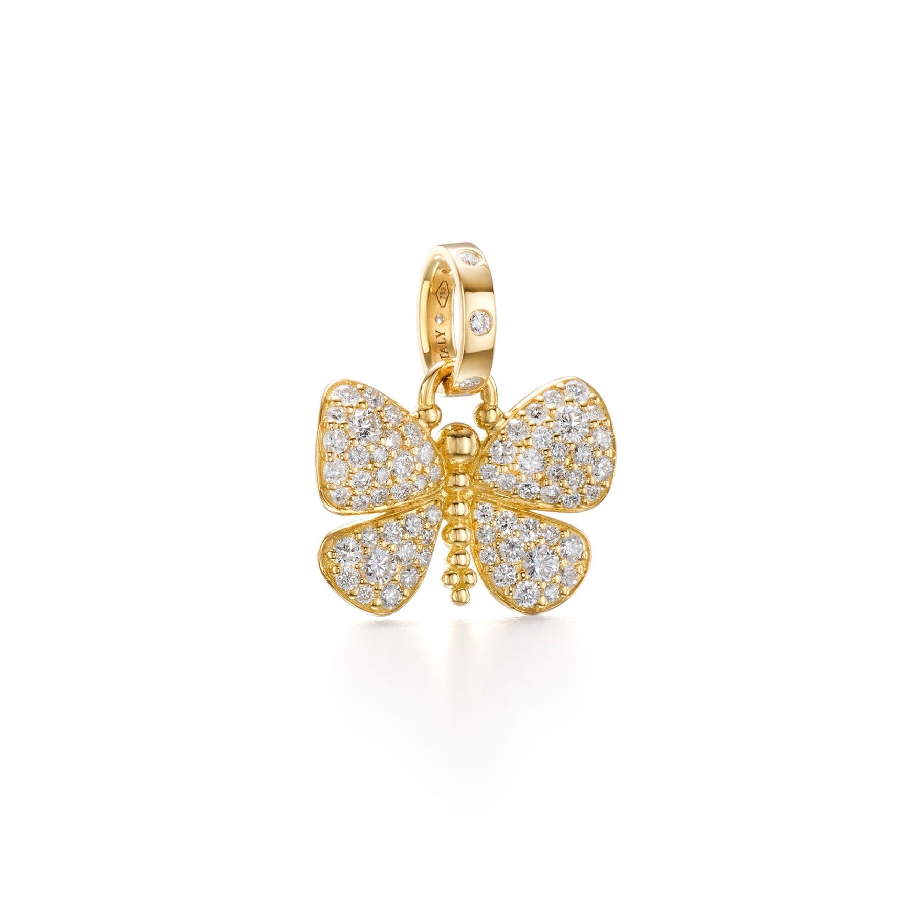 Temple St. Clair Snow Butterfly Pendant