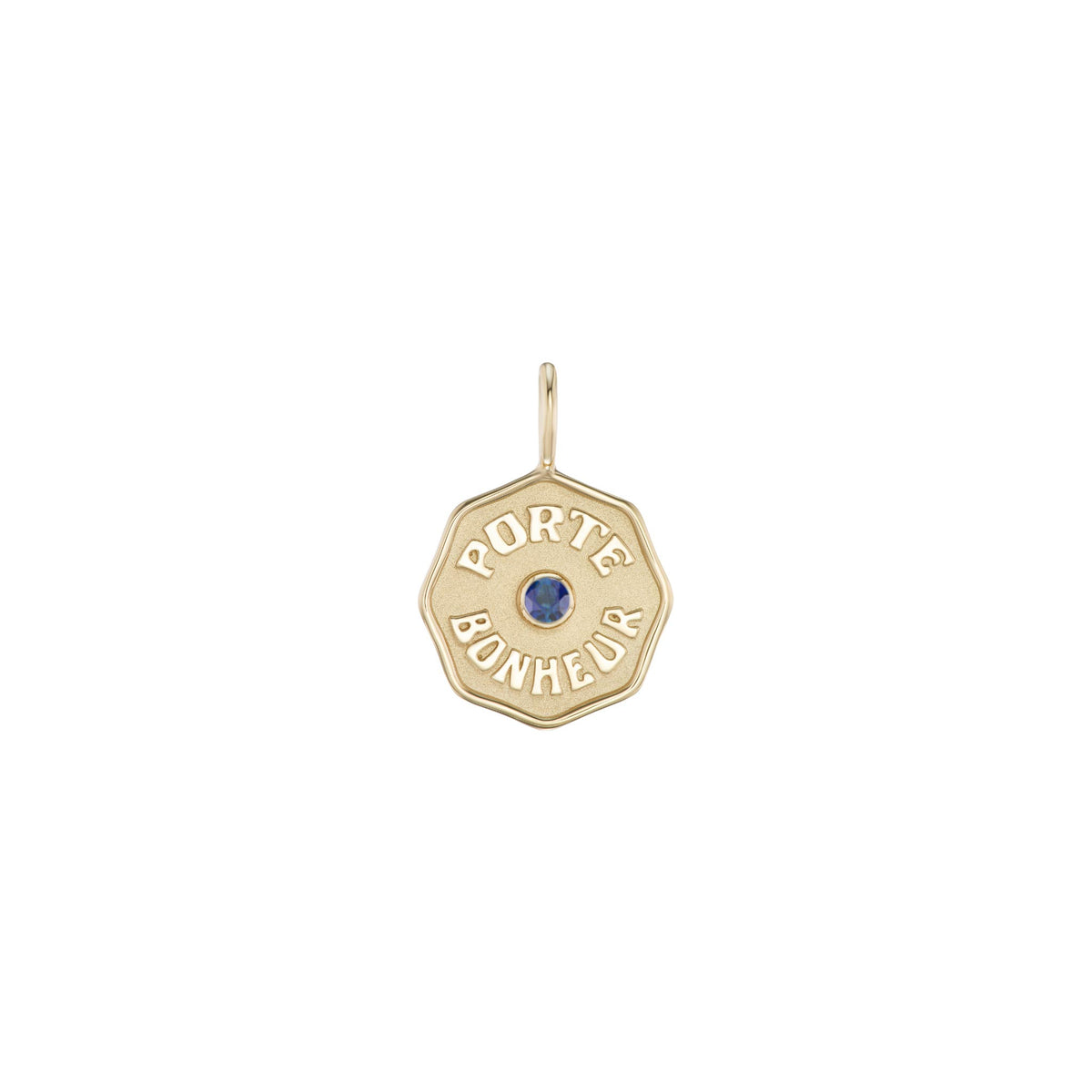 Marlo Laz Wee Porte Bonheur Charm Blue Sapphire