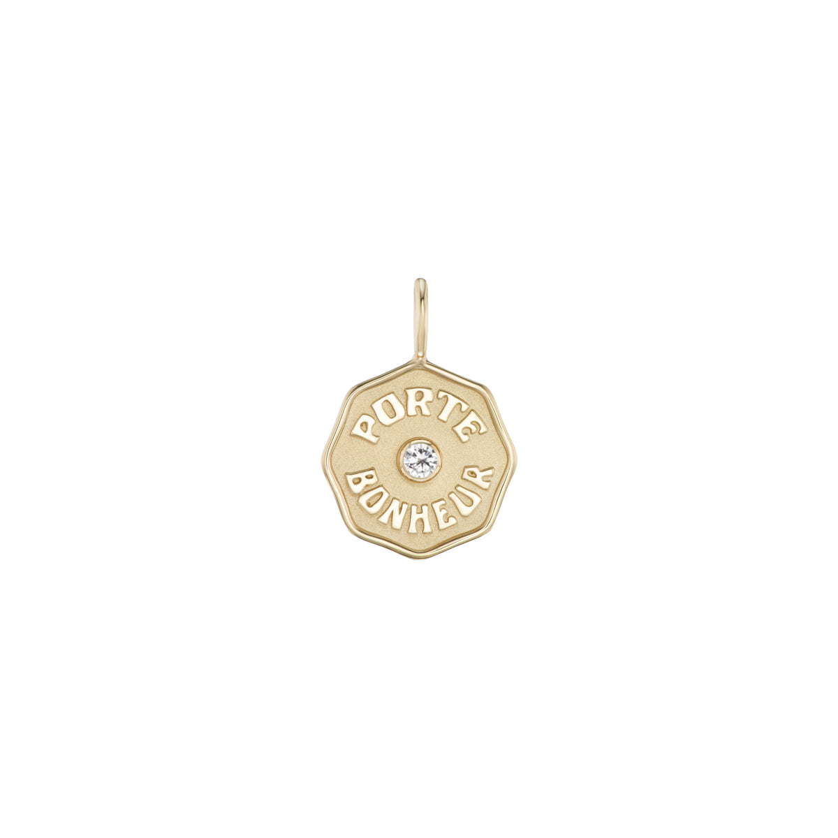Marlo Laz Wee Porte Bonheur Charm White Diamond