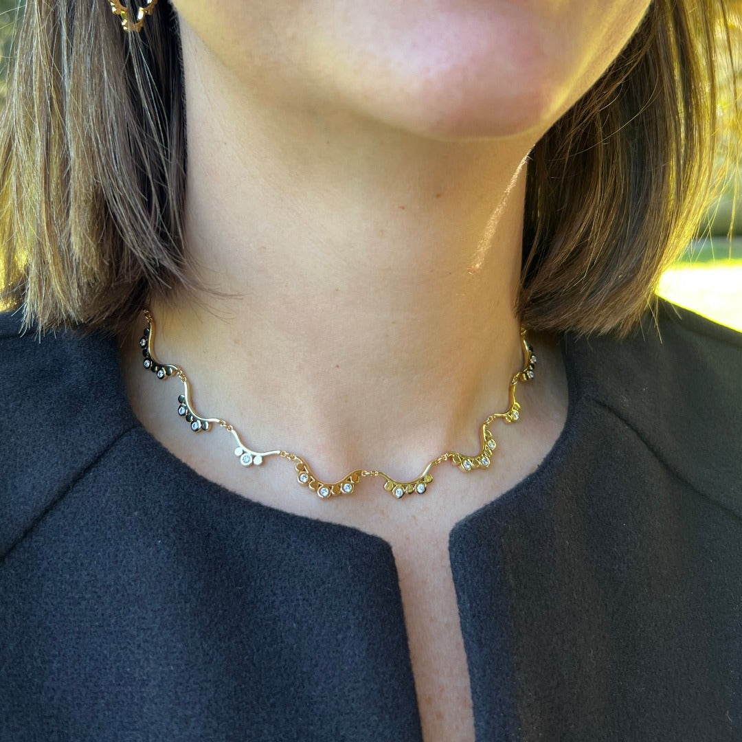 Goldbug Frame Collar Necklace