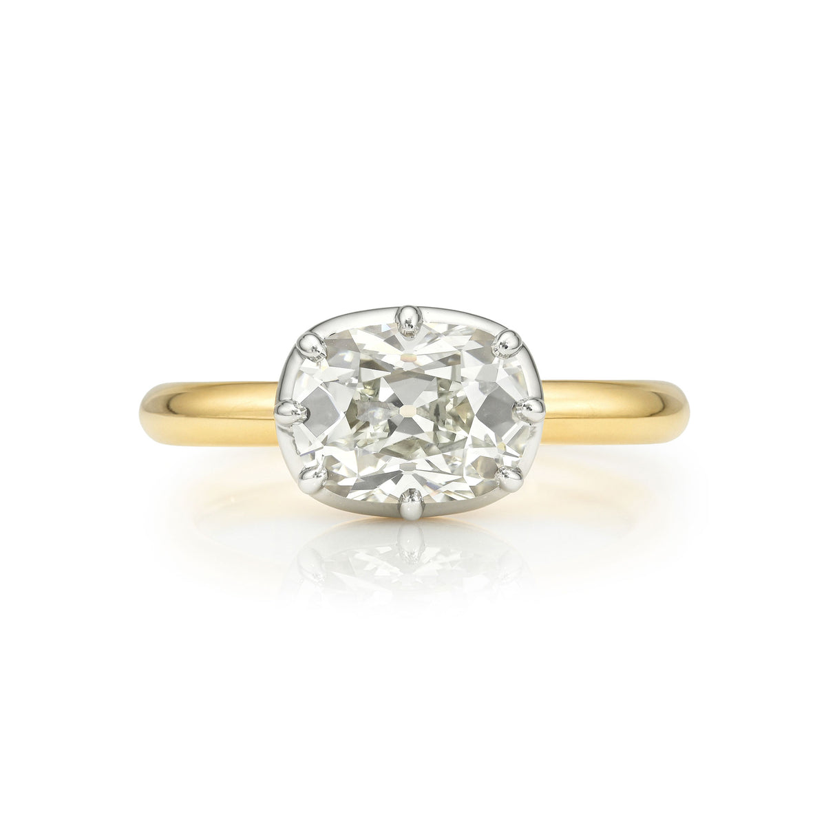 Single Stone Marian Ring