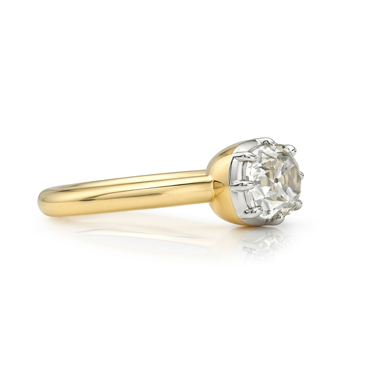 Single Stone Marian Ring