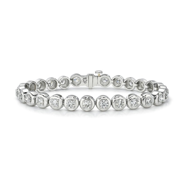Single Stone Platinum Randi Bracelet
