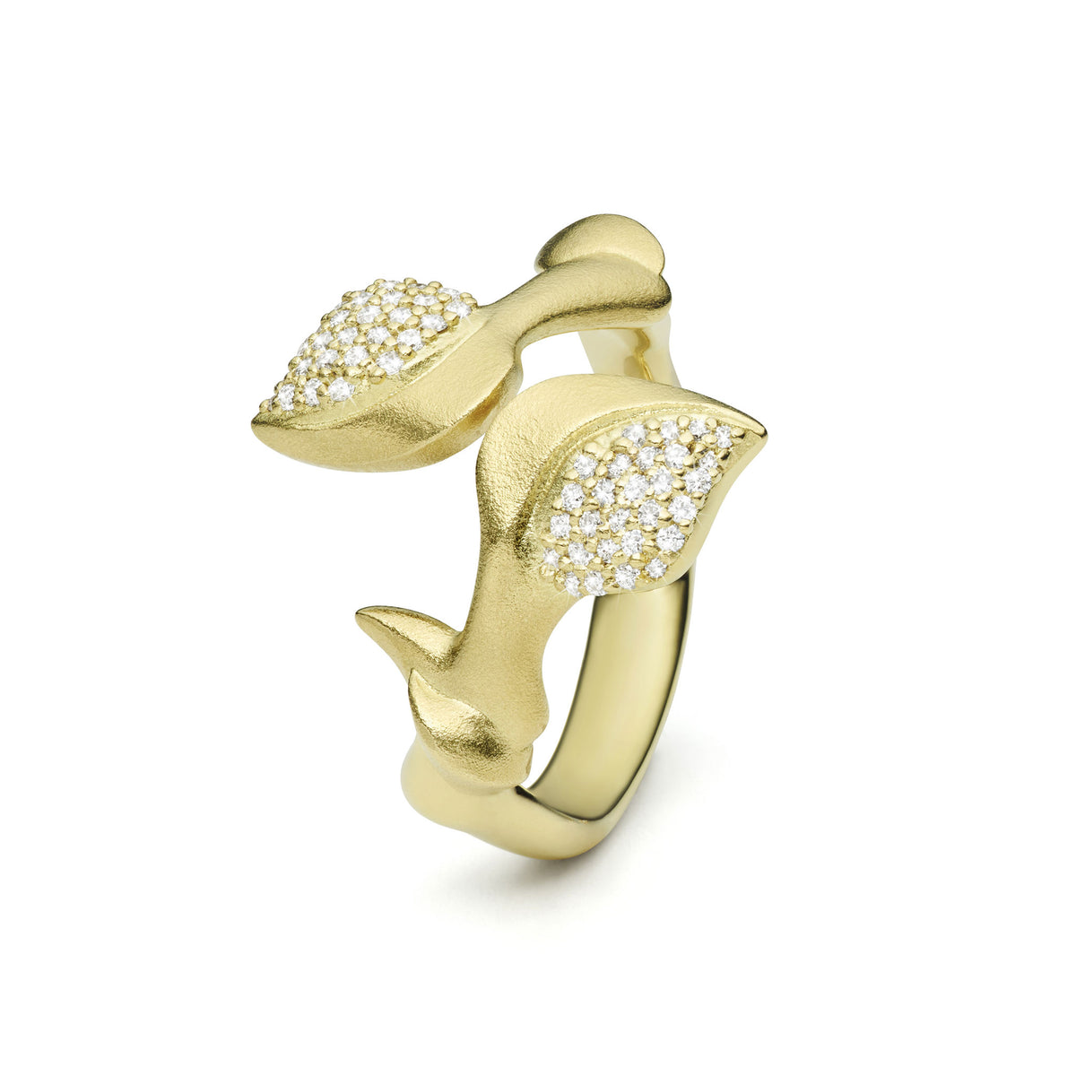 Paul Morelli Diamond Rosebud Bypass Ring