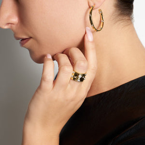 Freida Rothman Radiance Chunky Hoop Earrings