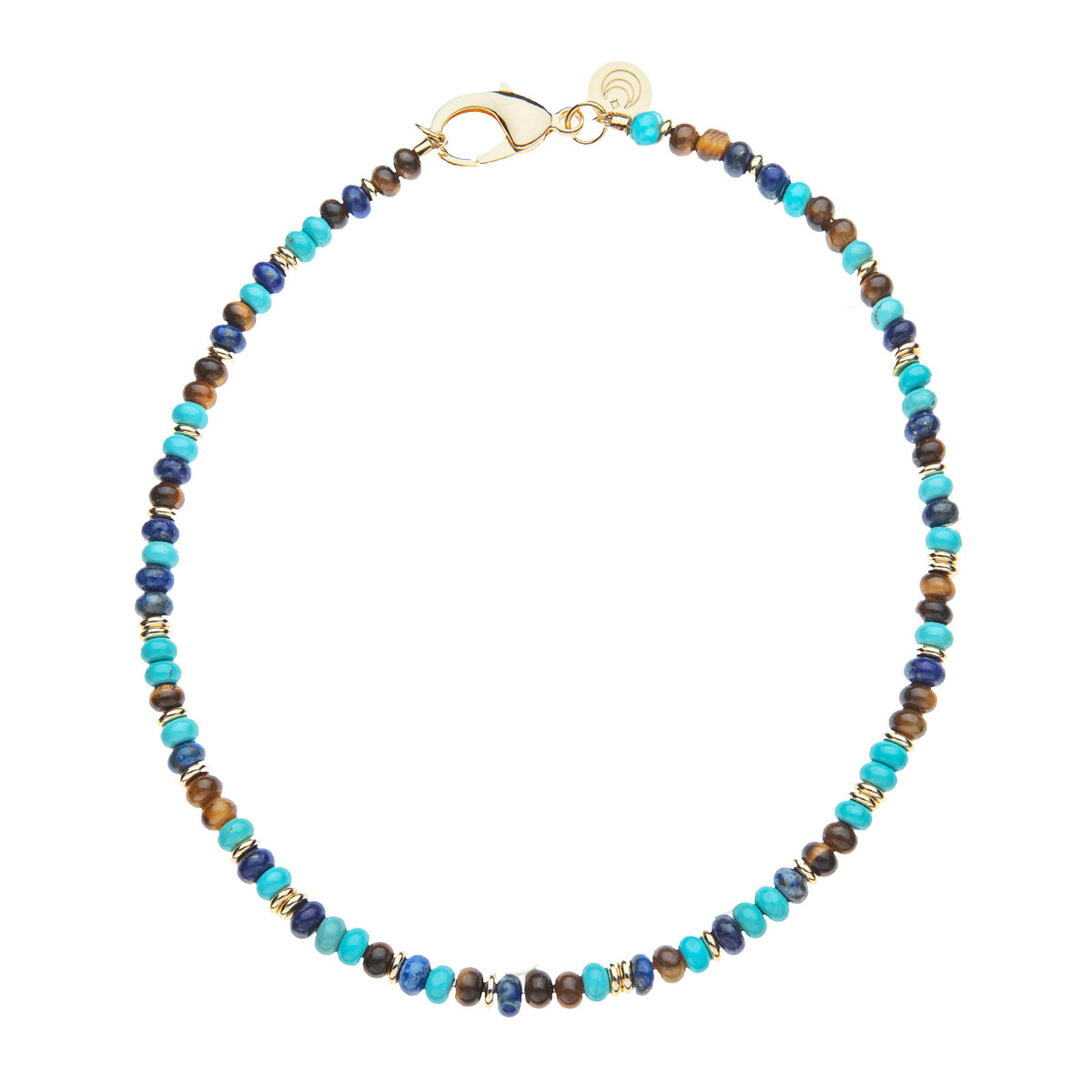 Jane Win Shoreline Mix Gumdrop Beaded Necklace 16"