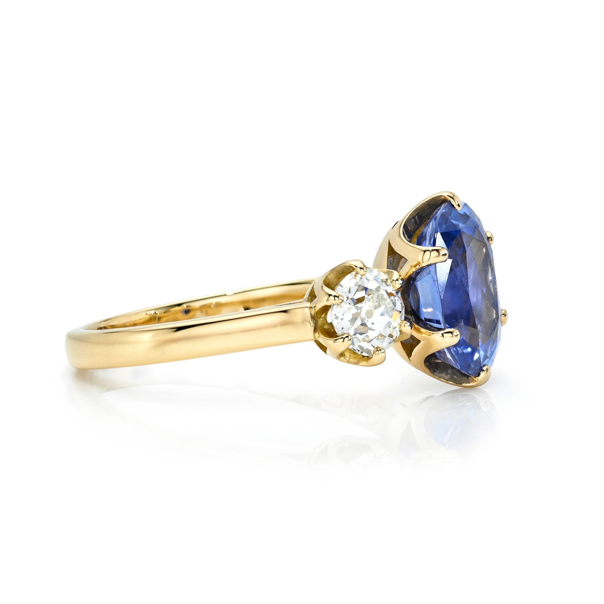 Single Stone Sapphire Gia Ring