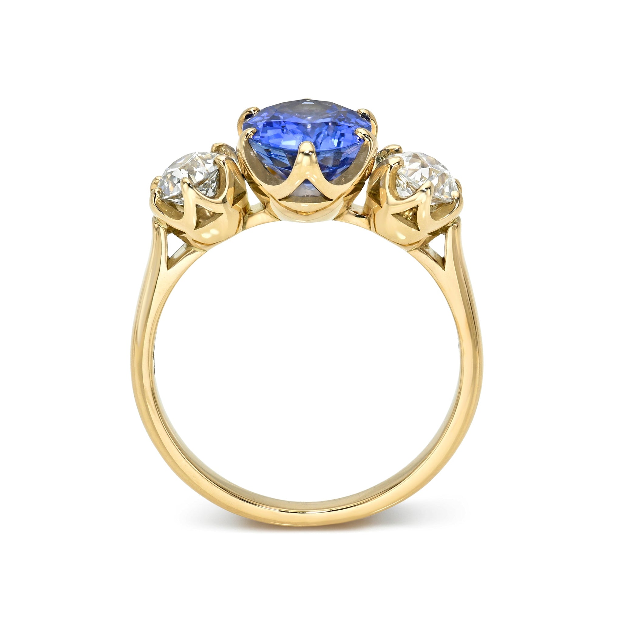 Single Stone Sapphire Gia Ring