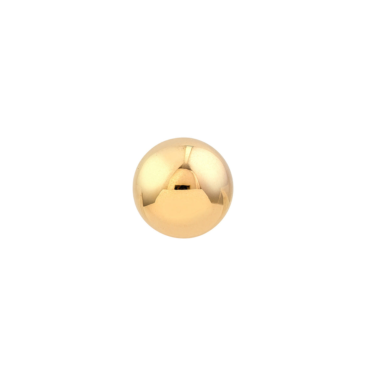 14K Yellow Gold 4mm Polished Ball Stud Earrings