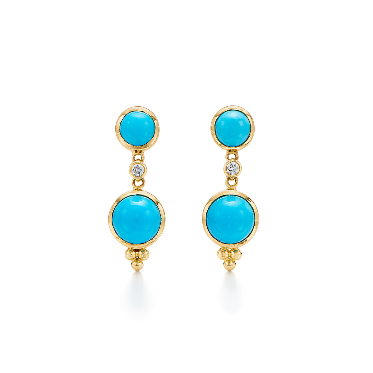 Temple St. Clair Turquoise Drop Earrings
