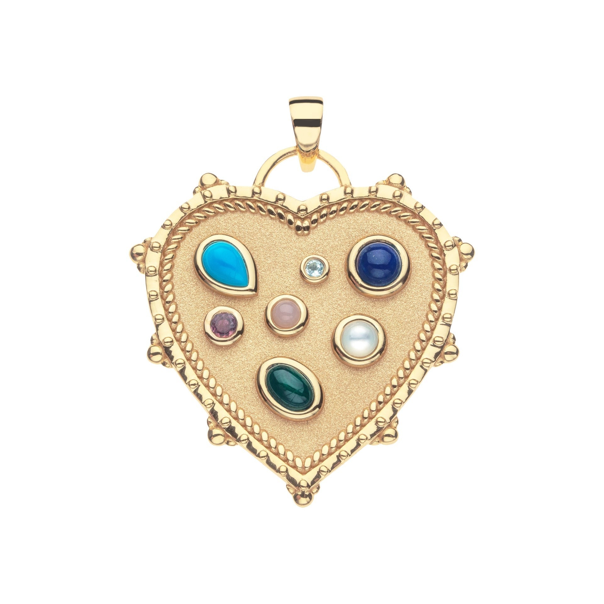 Jane Win LOVE Treasure Trove Heart Pendant Necklace