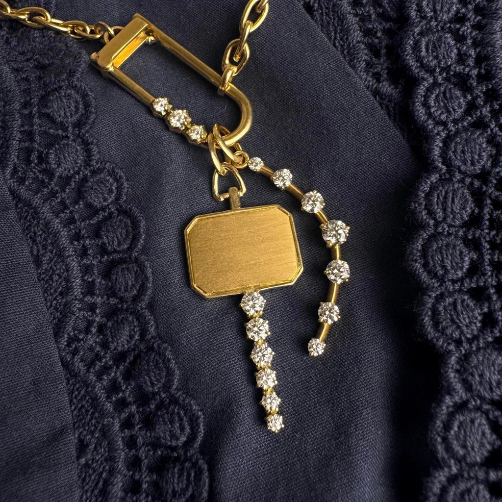 Jade Trau Crescent Charm