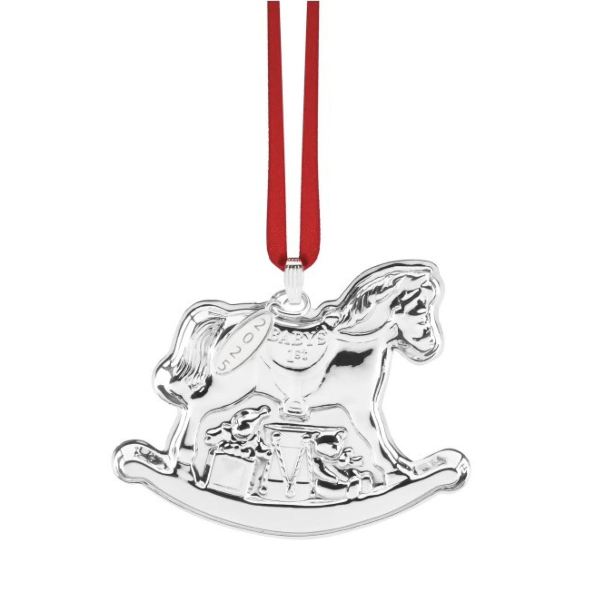 2025 Baby's 1st Rocking Horse Sterling Silver Ornament