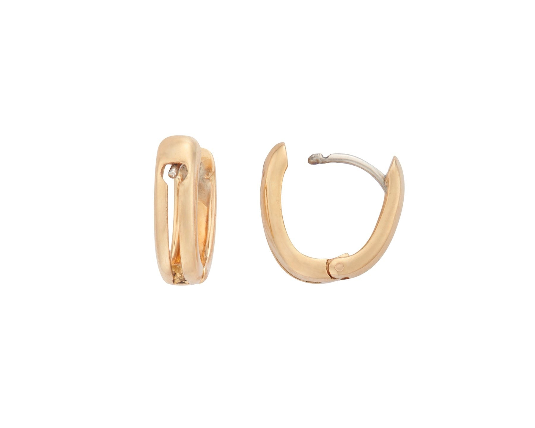 Marla Aaron 18K Gold Huggie Earring Base