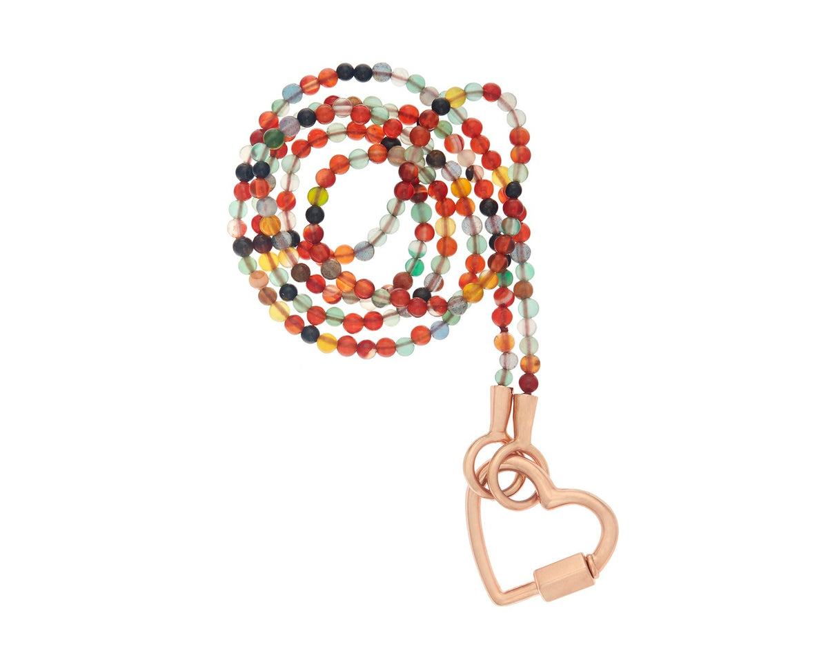 Marla Aaron Colored Agate Itty Bitty Strand 16″
