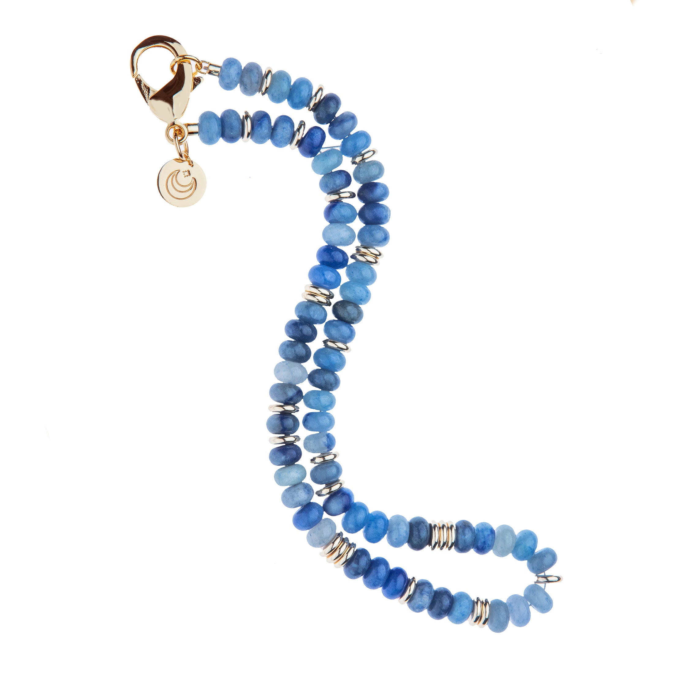 Jane Win Green Kyanite Gumdrop Beaded Necklace 16