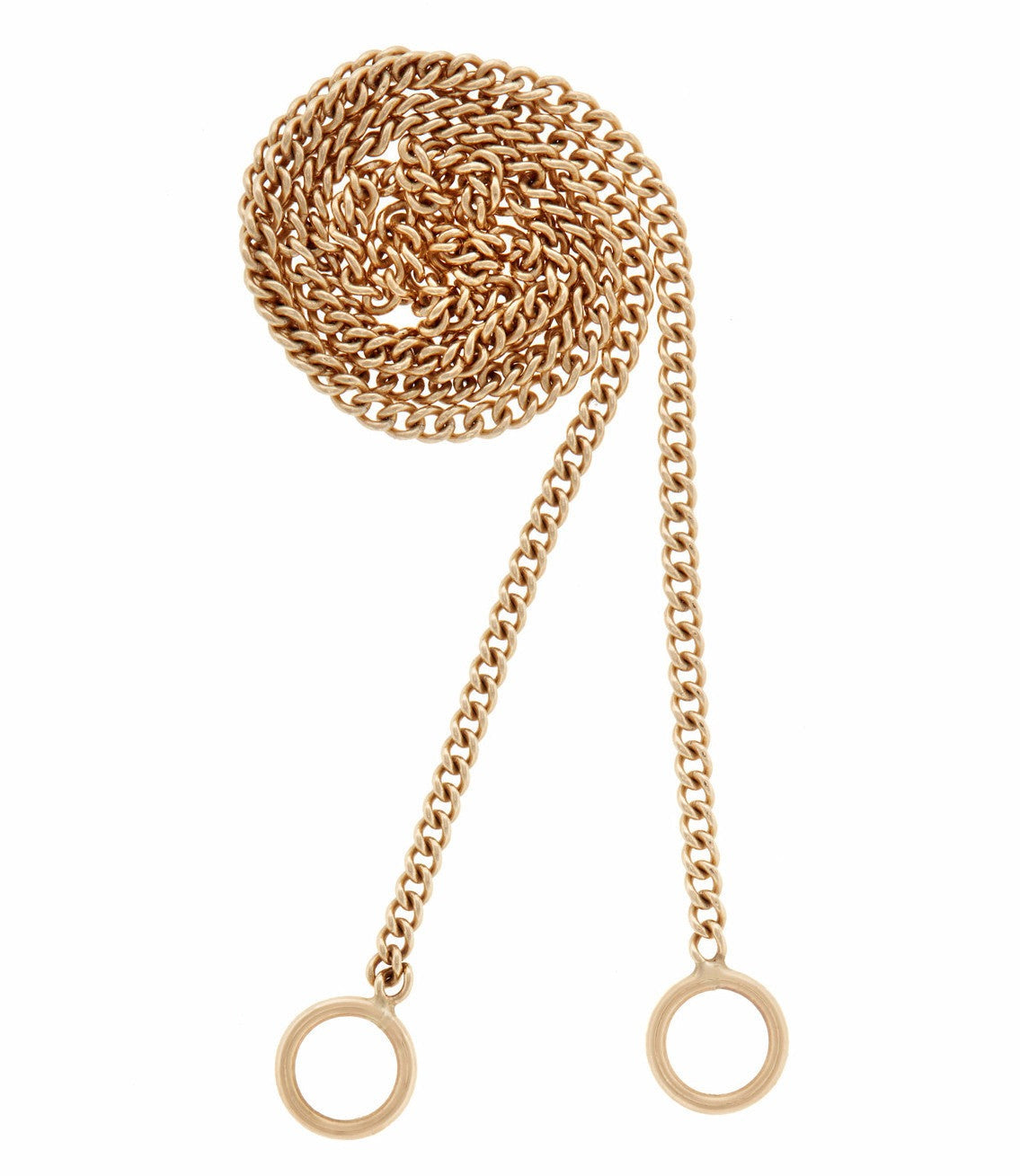 Marla Aaron 14K Gold Fine Curb Chain Necklace