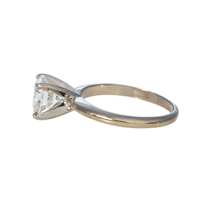 Estate 1.97ct Diamond Solitaire 14K Gold Engagement Ring