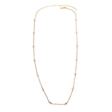 Diamond by the Yard 14 Station 14K Yellow Gold Necklace