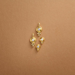 Temple St. Clair Classic Diamond Drop Earrings