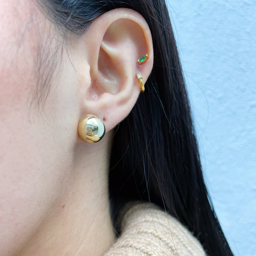 12mm Gold Ball Earrings : Target