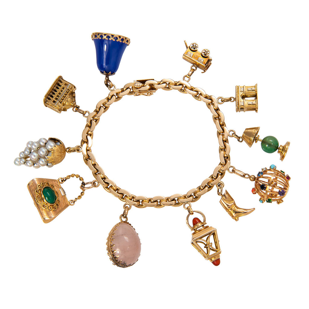 Charleston - Childern's Gold Charm Bracelet