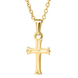 Baby 14K Gold Filled Engraved Cross Pendant Necklace