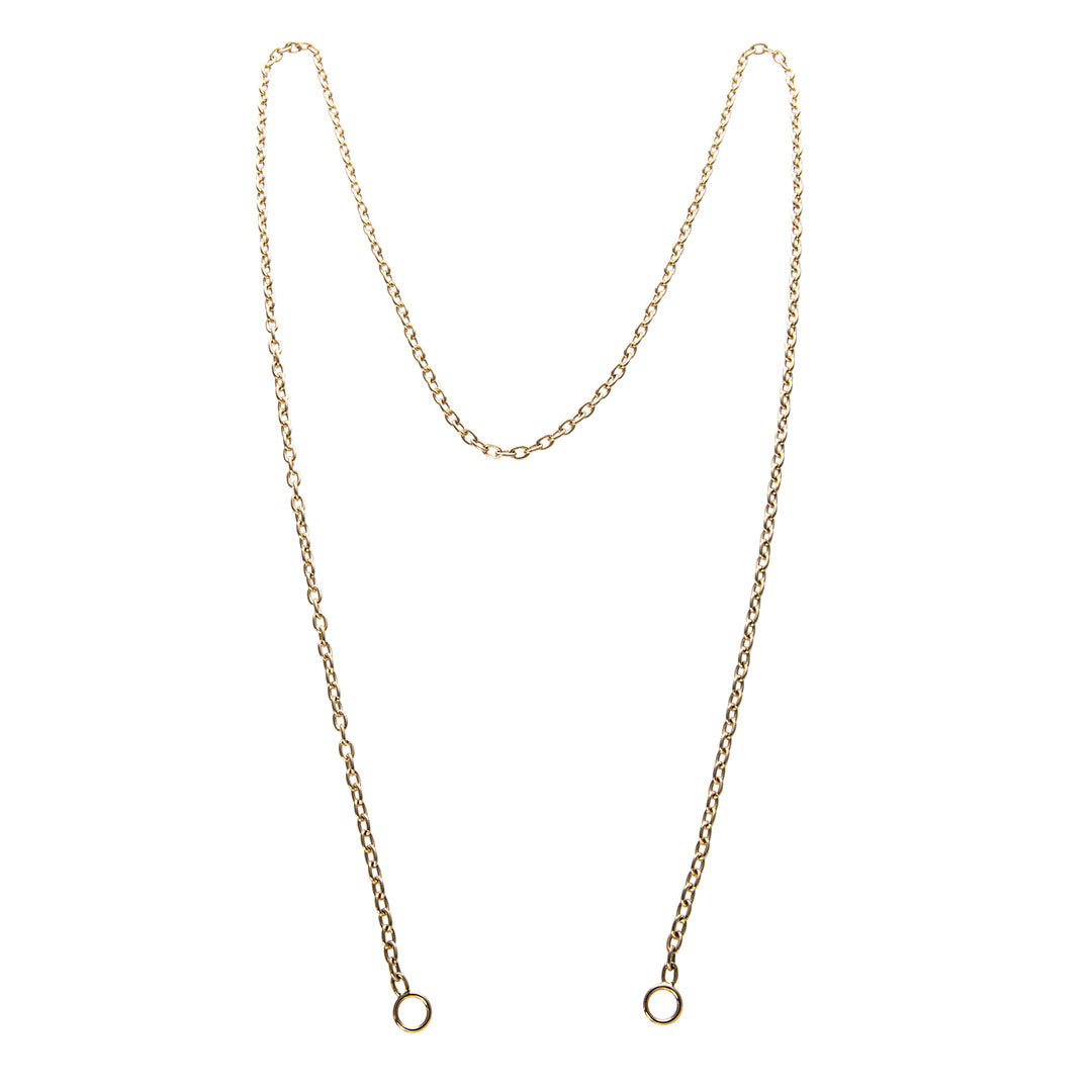 Marla Aaron 14K Yellow Gold Pulley Chain Necklace 30"