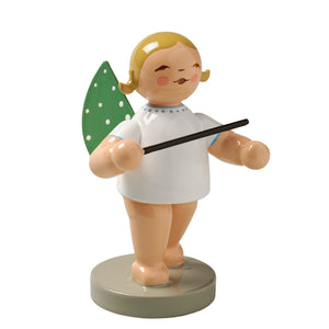 Wendt & Kuhn Angel with Baton Wooden Figurine Blonde