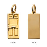 Goldbug Door Pendant Personalize Front and Back