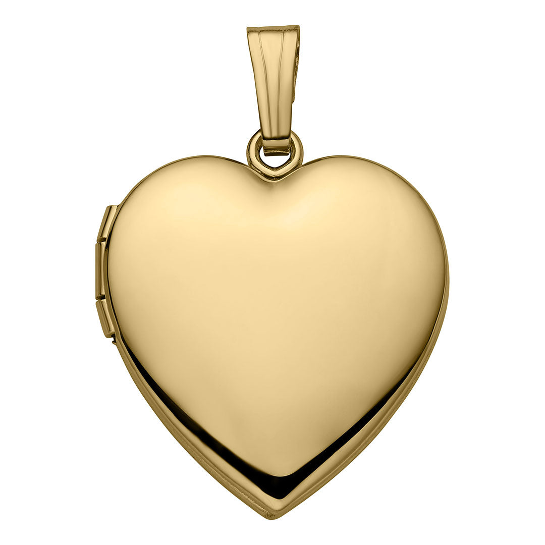 Adult 14K Gold Filled 19mm Heart Locket Necklace
