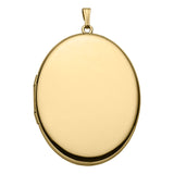 Adult 14K Gold Filled 39x47mm Oval Locket Necklace