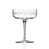 Mid Century Modern Coupe Glass