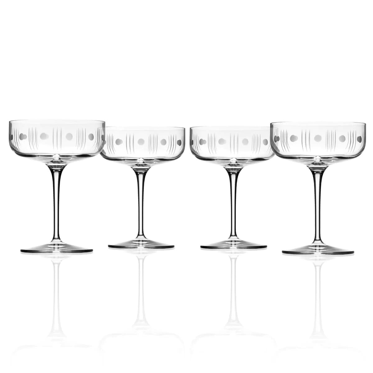 Mid Century Modern Coupe Glass