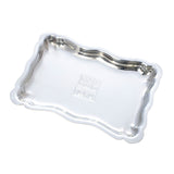 Pewter Chippendale Small Tray with machine engraved logo.