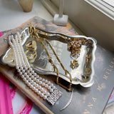 Pewter Chippendale Small Tray styled
